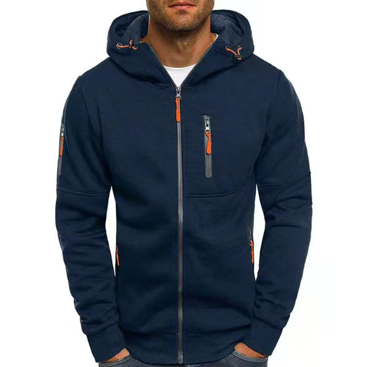 Men's Sporty Hoodie Jacket with Practical Pockets Mune Fashion