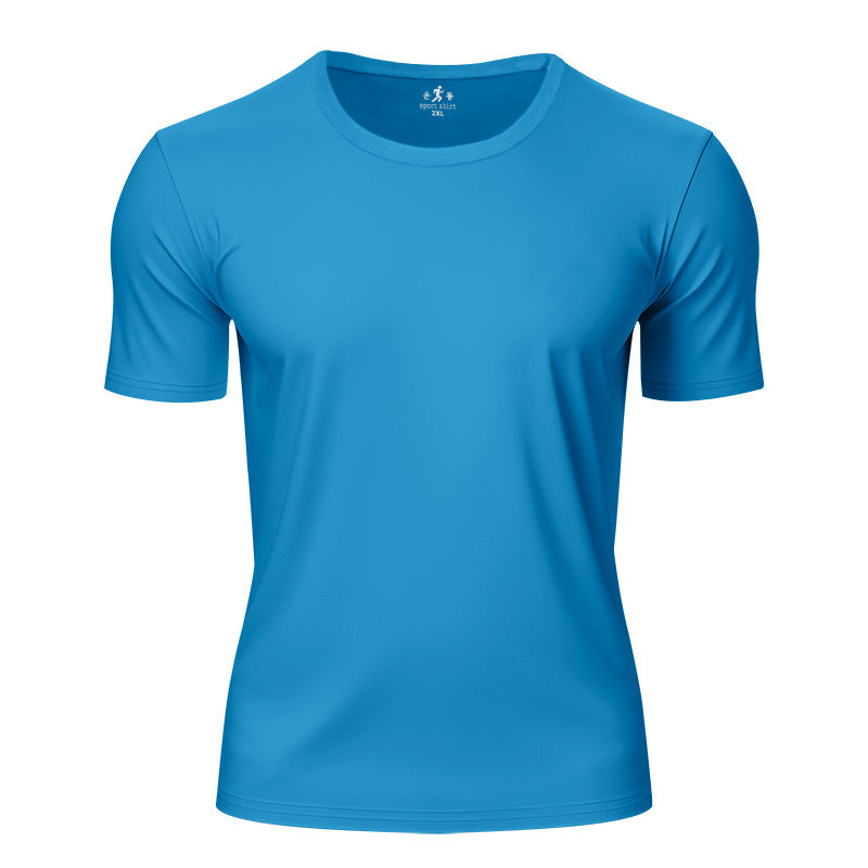 Men's lightweight short sleeve functional shirt with round neck, quick-drying stretch fabric and flat seams Mune Fashion