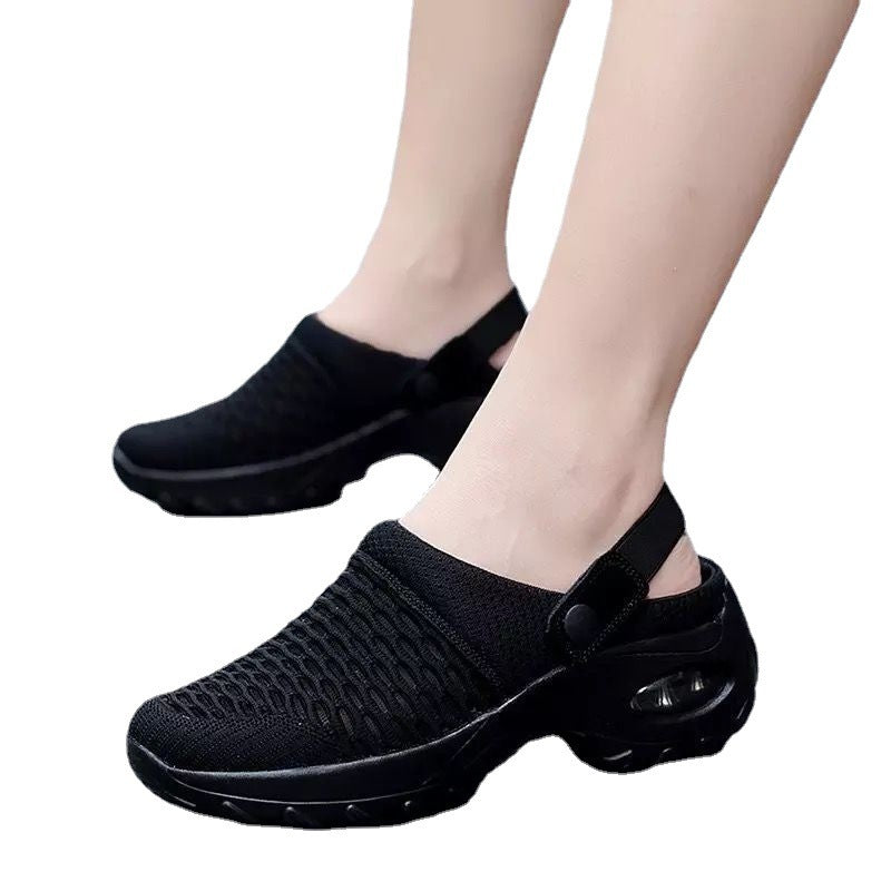 Ladies breathable Slip-On Sneakers with fashionable mesh design Mune Fashion