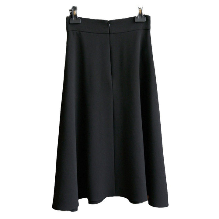 Women's Elegant Midi Skirt with Adjustable Belt Mune Fashion