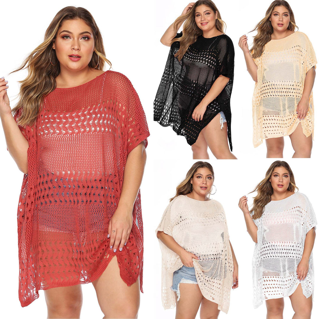 Women's stylish crochet beach cover-up Mune Fashion
