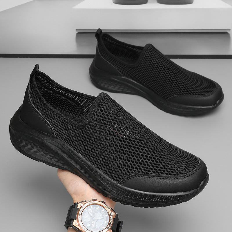 Unisex nan lighter slip-on sneaker with three-dimensional mesh structure, ergonomic cushioning and heel tab Mune Fashion