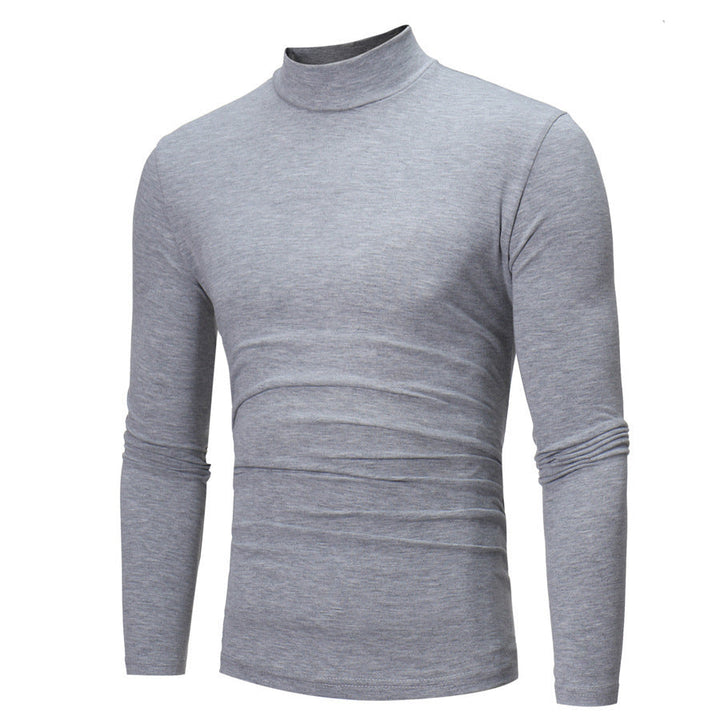 Men's Turtleneck Sweater Made Of Soft Jersey Mune