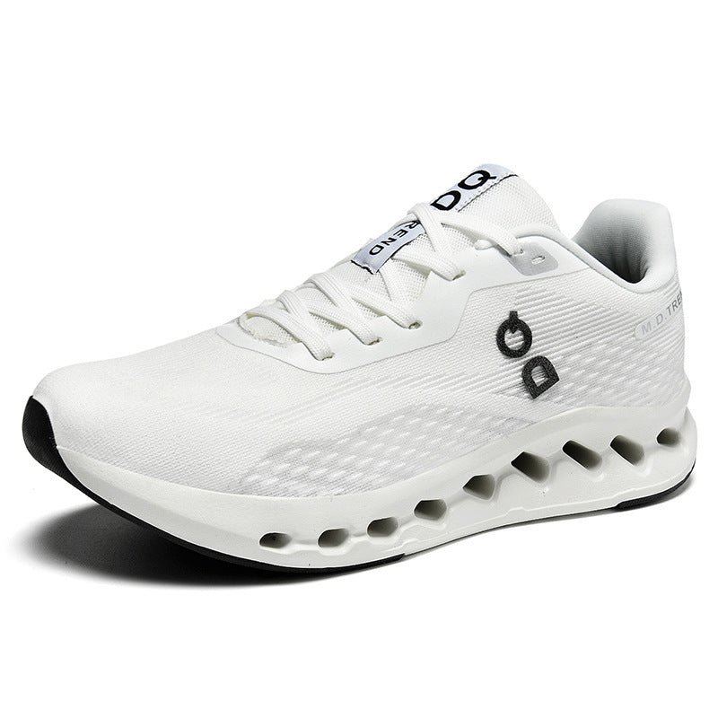 Men's trail-inspired comfort sneaker with ventilated hollow chamber cushioning and seamless knit upper Mune Fashion