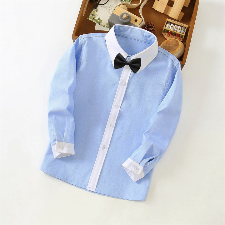 Women's elegant shirt with contrasting cuffs Mune Fashion
