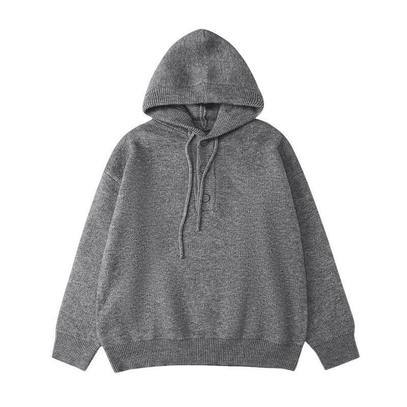 Women's Cozy Hoodie with Button Details Mune Fashion