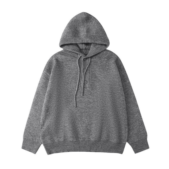 Women's Cozy Hoodie with Button Details Mune Fashion