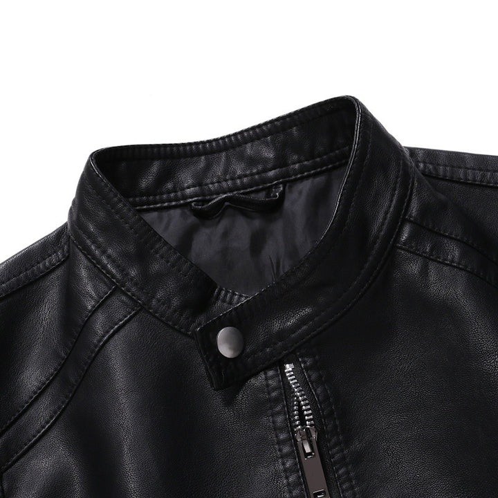 Men's Elegant Leather Jacket Mune Fashion 1788417815
