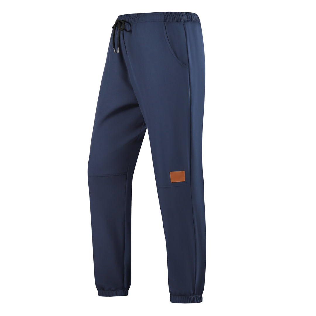 Men's sporty casual pants with elastic waistband and multifunctional pockets Mune Fashion