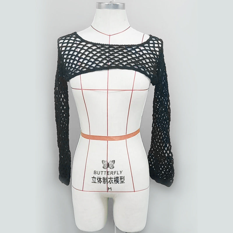 Women's airy, crocheted top Mune Fashion