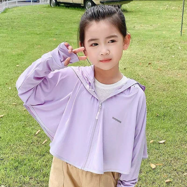Girls Lightweight Hooded Jacket with Bunny Ears Mune Fashion