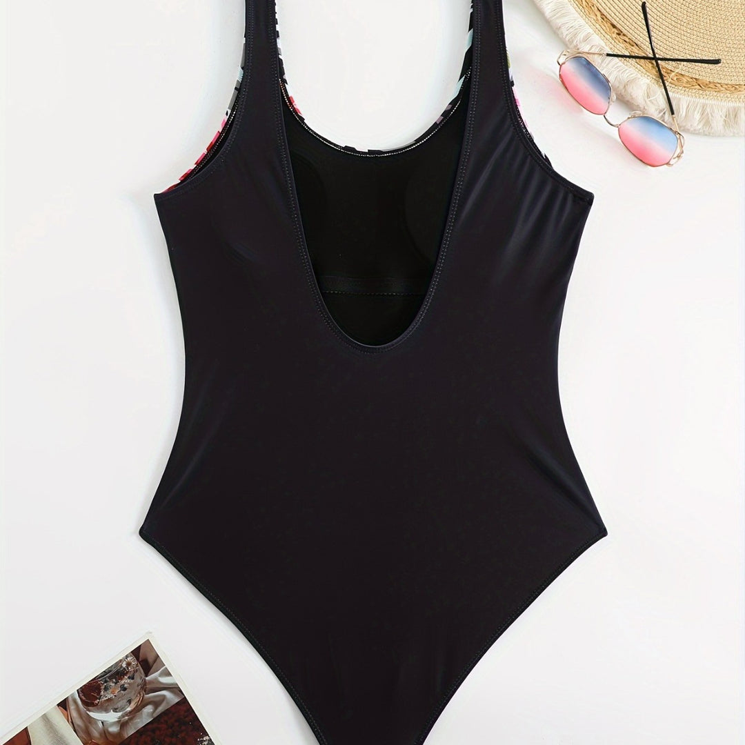 Women's one-piece with floral pattern Mune Fashion