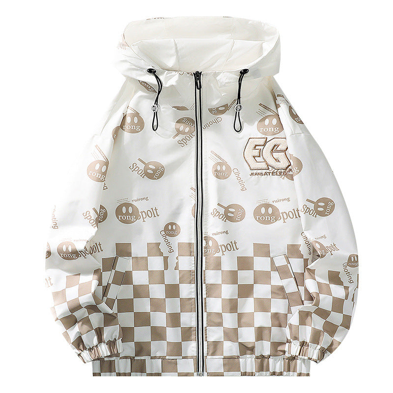 Unisex Stylish Hooded Jacket with Modern Graphics Mune Fashion