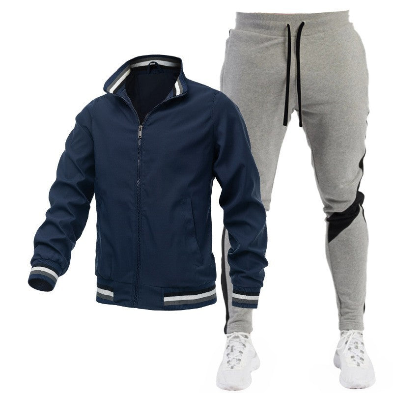 Men's Sporty Track Jacket and Jogging Pants Set Mune Fashion