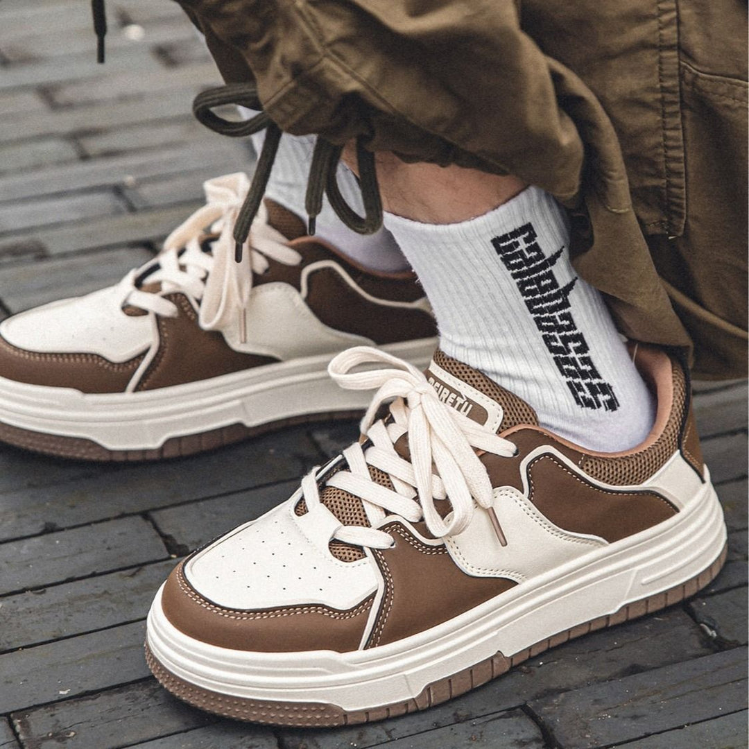 Women's Sporty Chunky Sneakers with Breathable Surface Structure and Flexible Sole Mune Fashion