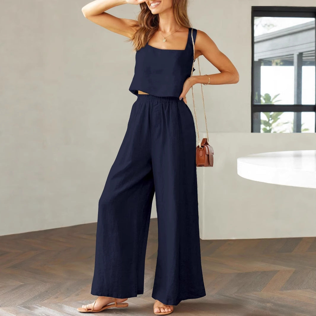 Women's airy two-piece ensemble with a loose fit Mune Fashion