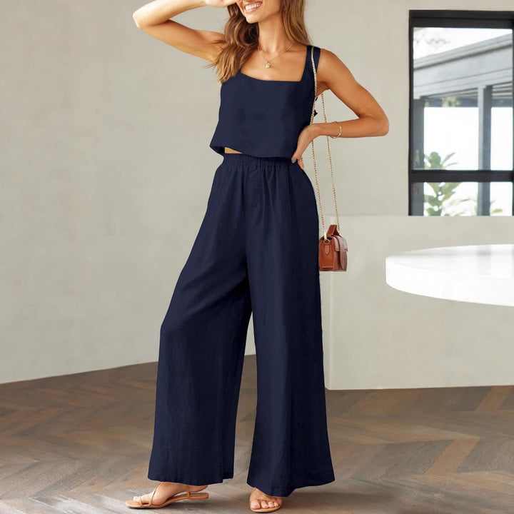 Women's airy two-piece ensemble with a loose fit Mune Fashion