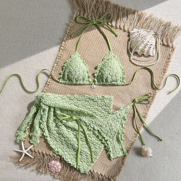 Women's Bikini Set with Ruffles Mune Fashion