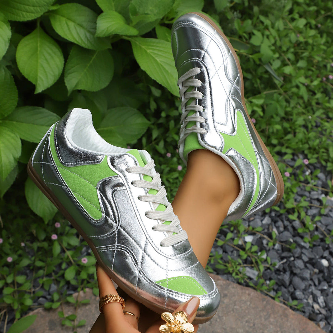 Women Sporty Sneakers in trendy Retro Design Mune Fashion