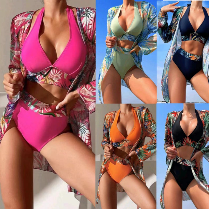 Women’s bikini set with colorful cover-up Mune Fashion