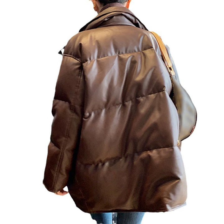 Women's Fashion Quilted Jacket with High Collar Mune Fashion 1789269028