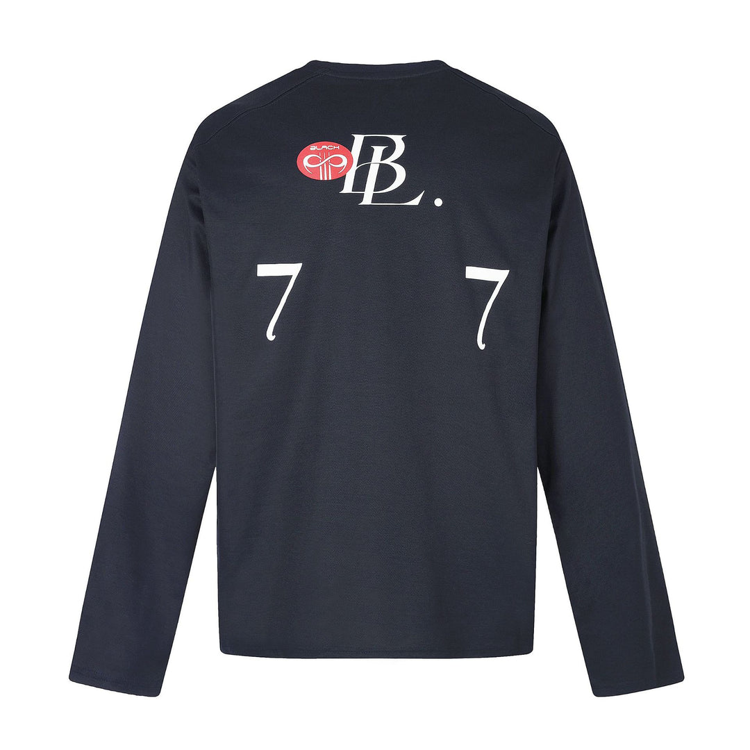 Unisex Round Neck Sweatshirt with large area Typo Print and embroidered Emblem Mune Fashion