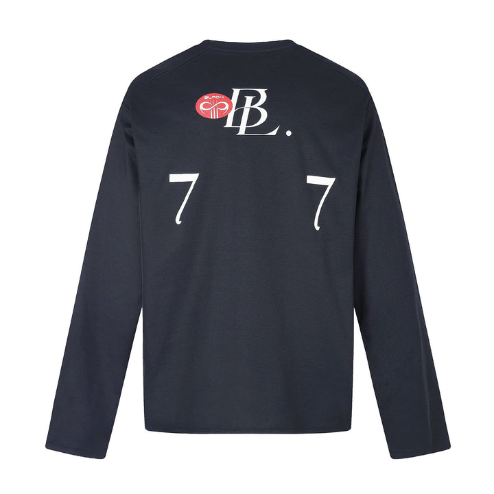 Unisex Round Neck Sweatshirt with large area Typo Print and embroidered Emblem Mune Fashion