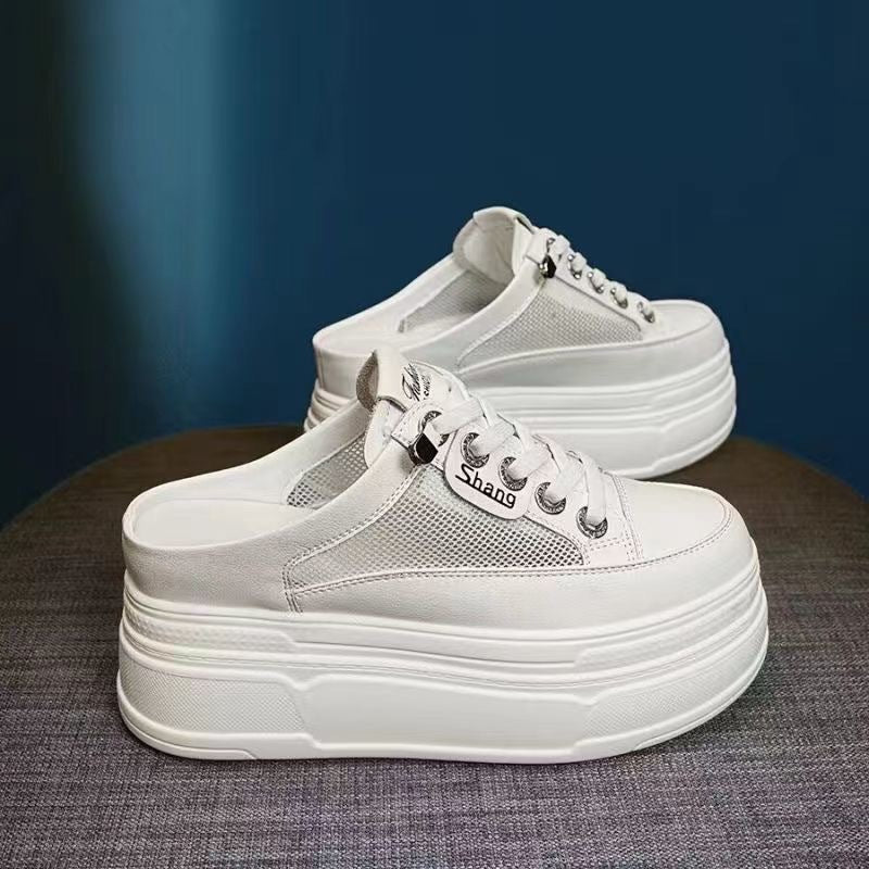 Women's platform sneaker with breathable mesh upper and trendy design Mune Fashion
