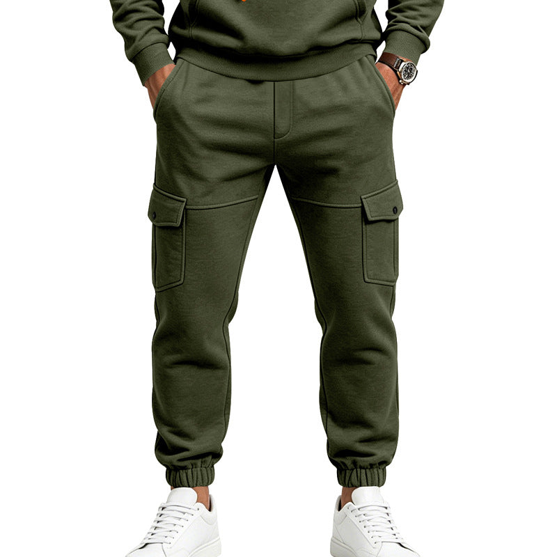 Men's cargo jogging pants with flap pockets and elastic waistband Mune Fashion