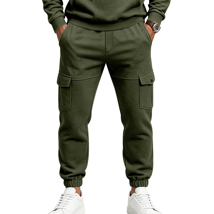Men's cargo jogging pants with flap pockets and elastic waistband Mune Fashion