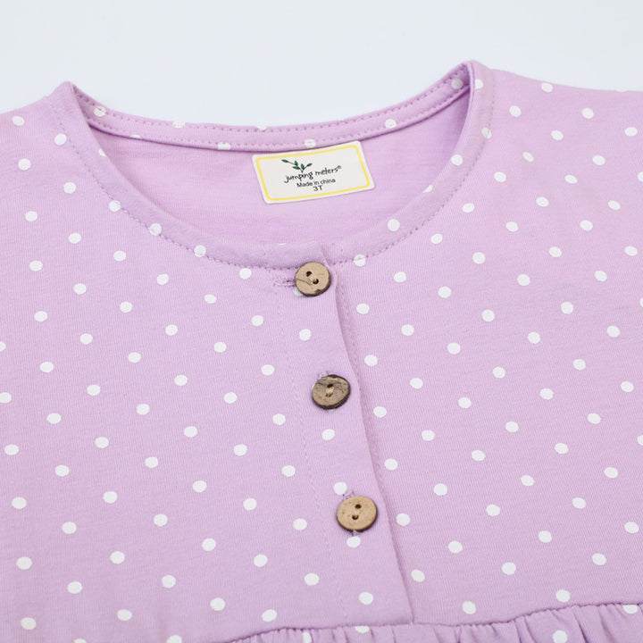 Girl's casual dress with loving animal and flower motif Mune Fashion