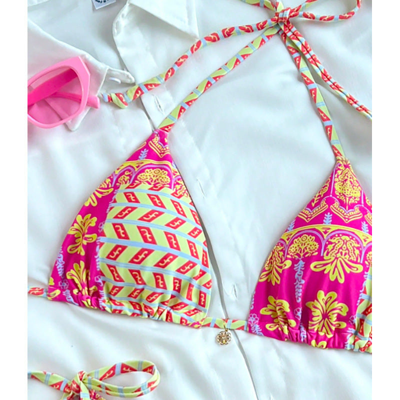 Women's Two-Piece Bikini with Fashionable Pattern Mix Mune Fashion