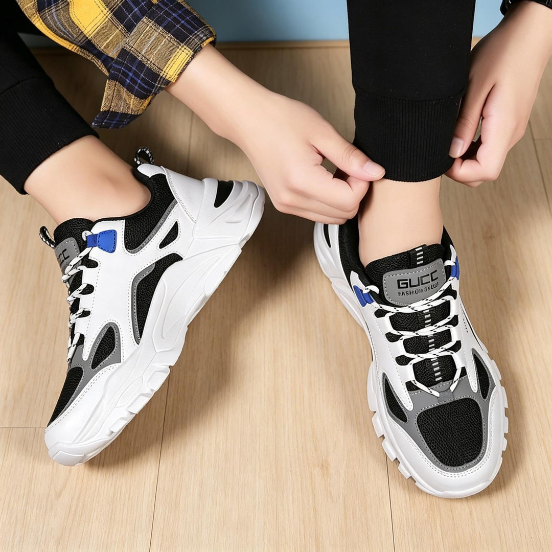 Men's Sports Sneakers in Futuristic Design Mune Fashion