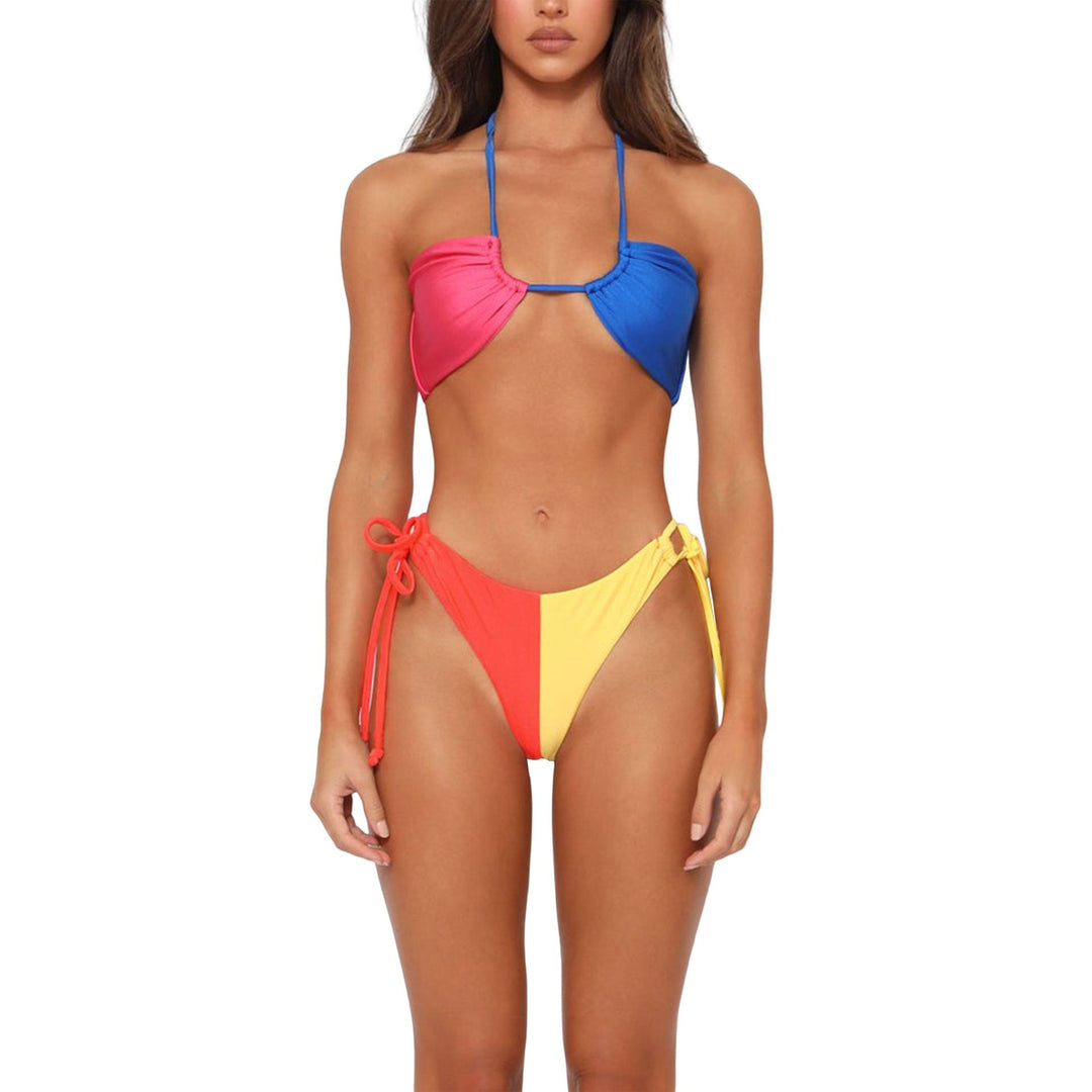 Women's triangle bikini with adjustable side straps and innovative cut Mune Fashion