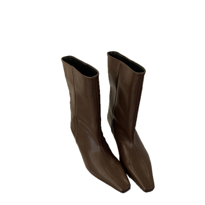 Ladies Elegant Ankle Boots with High Heel Mune Fashion