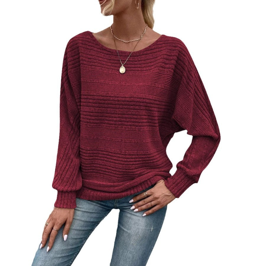 Women Comfortable Knit Sweater Mune Fashion