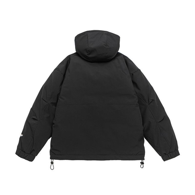 Unisex Technical Padded Parka Jacket with Hood and Zip Chest Pockets Mune Fashion