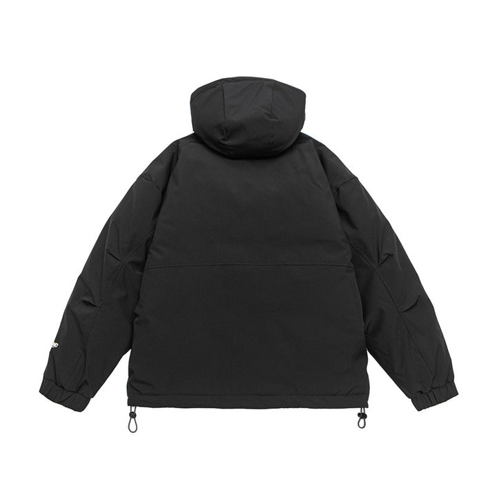 Unisex Technical Padded Parka Jacket with Hood and Zip Chest Pockets Mune Fashion