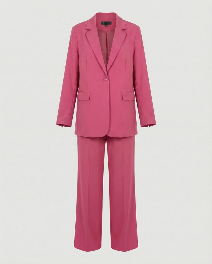 Women's elegant suit set with wide leg pants and modern blazer Mune Fashion