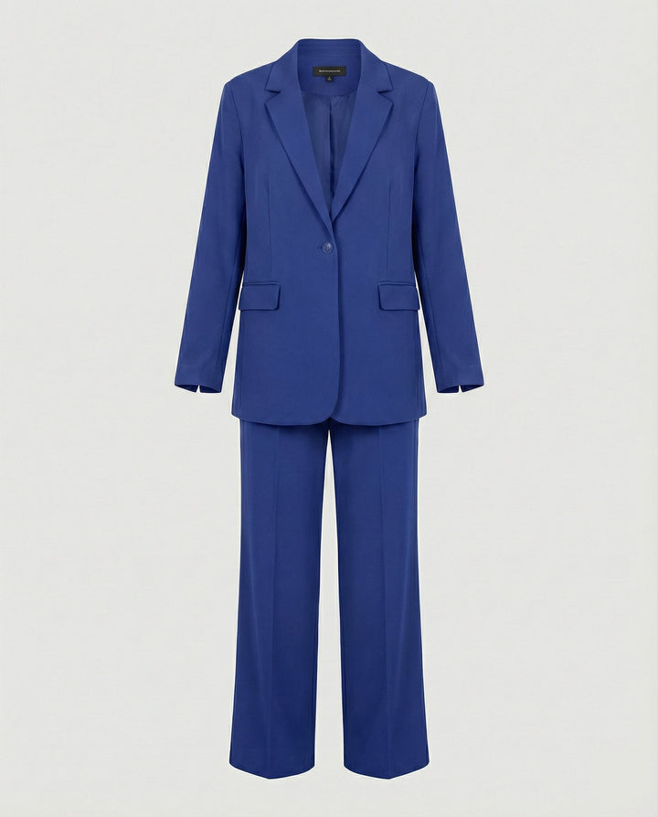 Women's elegant suit set with wide leg pants and modern blazer Mune Fashion