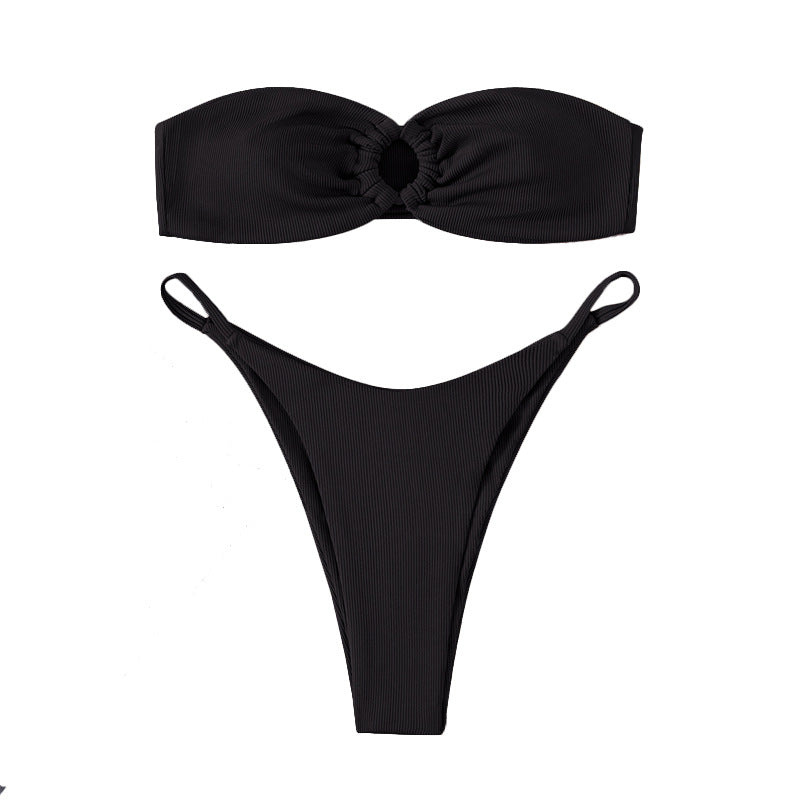 Women's bandeau bikini with ring details Mune Fashion