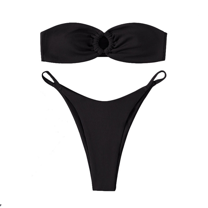 Women's bandeau bikini with ring details Mune Fashion