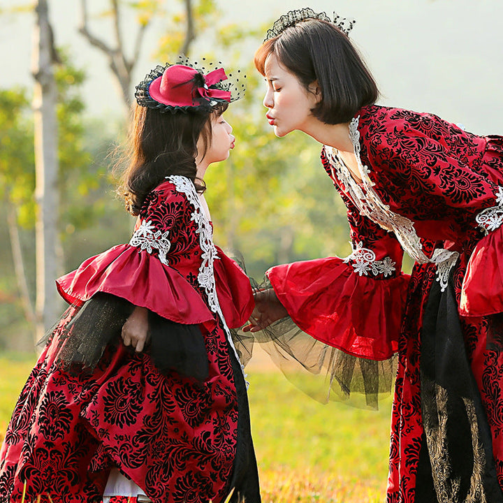 Girls' fairytale ball gown with ruffle details Mune Fashion