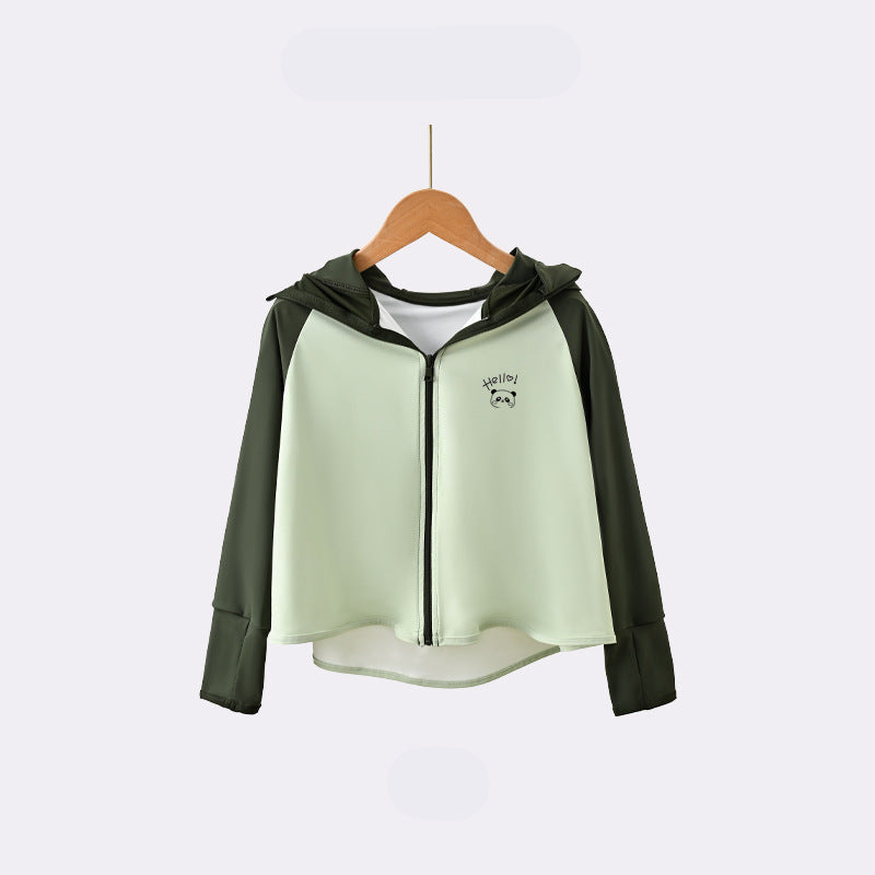 Children's UV protection jacket with hood and breathable properties Mune Fashion