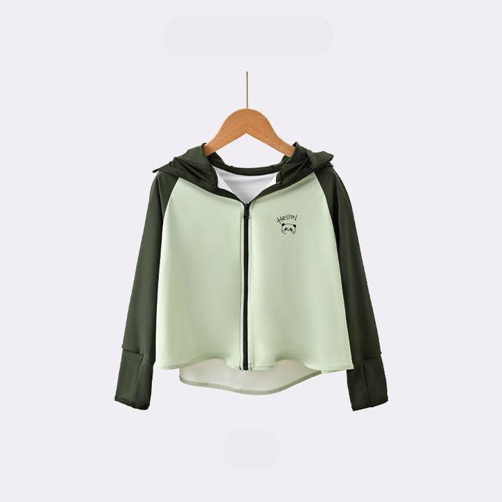 Children's UV protection jacket with hood and breathable properties Mune Fashion