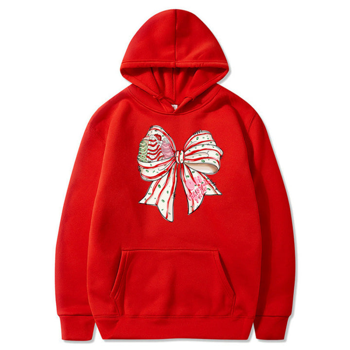 Women’s Hoodie with Festive Bow Design Mune Fashion