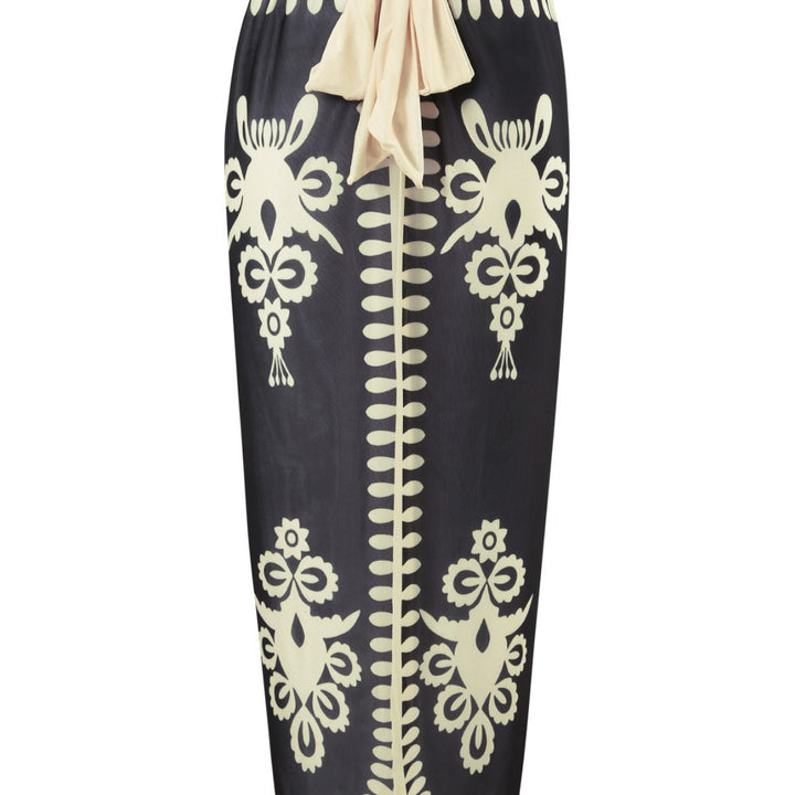 Women’s One-Piece Swimsuit with Elegant Wrap Skirt Mune Fashion