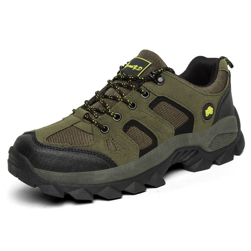 Men's robust trekking shoe with reinforced toe cap and slip-resistant tread sole Mune Fashion