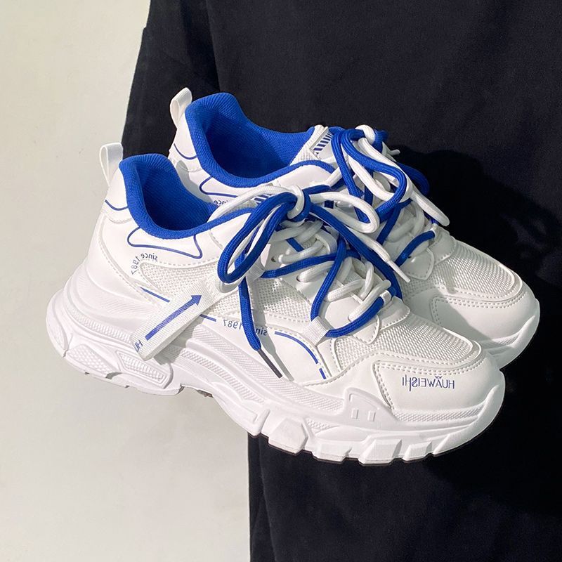 Women's Sporty Chunky Sneakers with Breathable Mesh and Dynamic Sole Mune Fashion