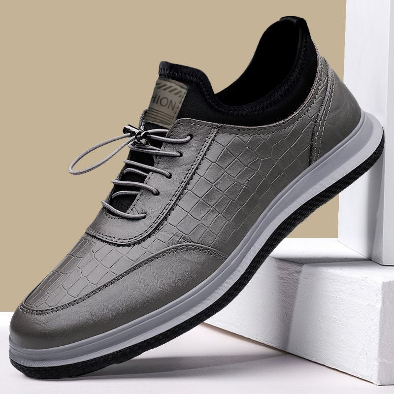 Men Elegant and Stylish Leather Sneakers Mune Fashion